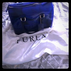 Designer Royal Blue FURLA Candy Bag